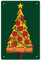 CREATCABIN Blechschild Mit Weihnachtsbaum, Pizza, Metallblechschilder, Vintage-Retro-Plakette, Poster Für Bar, Pub, Wohnzimmer, Küche, Garage, Fast Food, Café, Zuhause, Wanddekoration, 8 x 12,(5) cm