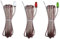 Desconocido Cable de bocina 3x Speaker Woofer Sound Red Gray Wires Cord Cables Compatible With Sony Home Cinema System