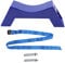 Riuulity Laboratories, Hospitals, Cylinder Wall Mounted Bracket Propane Tank Holder Gas Cylinder Fixed Bracket with Screws and Safety Strap for Factories for Factories Laboratories (Blue)