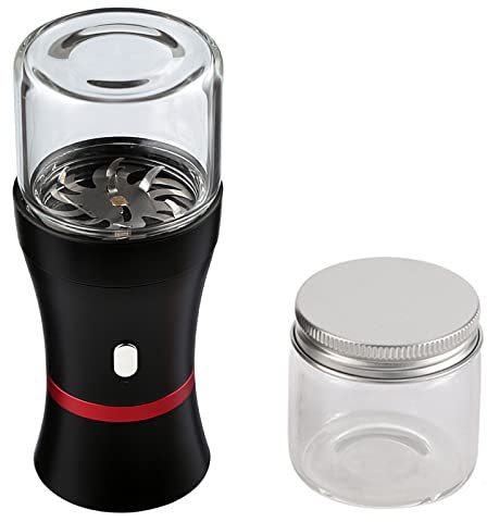 Electric Herb and Spice Grinder, Rechargeable Grinder with Stainless Steel Six-Blade Blade