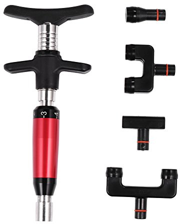 Pistola quiropráctica manual Corrector Quiropráctico Masajeador de ajuste de columna vertebral con cuatro cabezales de masaje intercambiables (manual cuatro cabezas)