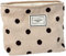 Kosmetiktasche Damen Reise Zubehör Kosmetiktasche Multifunktionale kulturbeutel Tragbare Reisekulturtasche, Makeup Organizer Cord Waschtasche,für Frauen und Mädchen(Beiger Punkt
