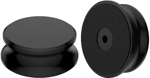 Tirstrup Plattenspieler Gewicht Stabilisator Vinyl-Scheiben-Player Aluminium-LP-Stabilisator für Plattenspieler Gewichtsstabilisator Für LP Plattenspieler, Eliminiert Vinyl Disc Vibrationen (Schwarz)