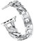 Glitzer Edelstahl Armband Kompatibel mit Apple Watch SE Armbänder 44mm Silber, Strass Metall Ersatzarmband Damen Uhrenarmbänder Kompatibel mit 42mm 44mm 45mm 49mm Serie Ultra 9 8 7 6 SE 5 4 3 2 1