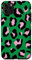 iPhone 11 Pro Max Green and Pink Leopard Print Case