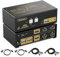 KVM Switch 2 Monitores, HDMI KVM Switch 4K 30Hz Conmutador KVM 2 Ordenadores 2 Monitor y 3 Dispositivos USB por Ejemplo Ratón Teclado Impresora, Soporte Copia y Pantalla Extendida