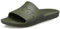 Crocs Unisex-Adult Slides, Army Green, 8 UK Men/9 UK Women