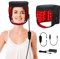 Rotlicht-Therapie-Hut, LED, 660 Nm und 850 Nm, Nahinfrarot, LED-Therapiegerät für Haarausfall, fördert das schnelle Nachwachen der Haare, Pflegekappe für Männer und Frauen, 215 Stück
