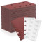 ZEHIQ 100 Stk Schleifblatt Set, 93mm x 185mm Schleifpapier Körnung 120, 8 Löcher Sandpapier mit Klett verschiedene Zubehör Materialien für Schwingschleifer