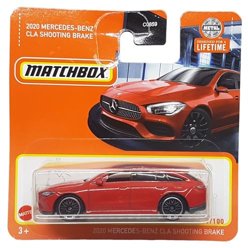 Matchbox - 2020 Mercedes-Benz CLA Shooting Brake - MBX Showroom 99/100 - HVP18 - Short Card - rot - Superfast Lesney - Mattel 2024-1:64