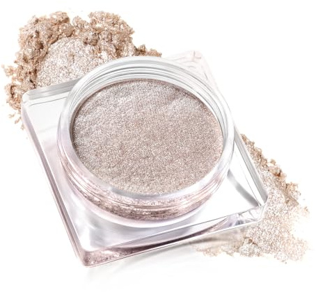 Beige Simmer Creme Lidschatten, Nude High-Pigment Langanhaltendes Einzelaugen Makeup seidige wasserdichte mischbare Formel Natürliche Crème Aufhellender Lidschattenpalette für alle Haut Highlighter