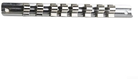 1Pc Socket Rack Holder, Tools Socket Organizers with 8 Clips Rail Tool Organizer Storage for Garage Workshop(3-8)