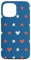 Disney Mickey Mouse Icon Americana Summer Stars Pattern Case for iPhone 13 Pro Max
