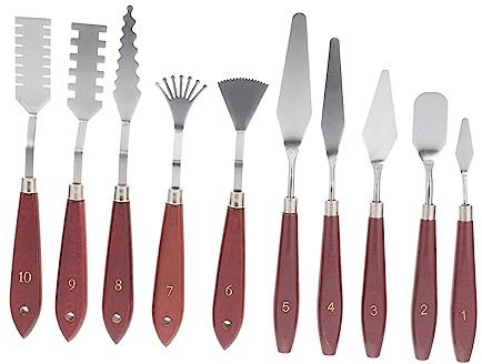 Angoily De Pintura Raspadores para Acrílica Herramientas Artísticas para Alfarería Modelado