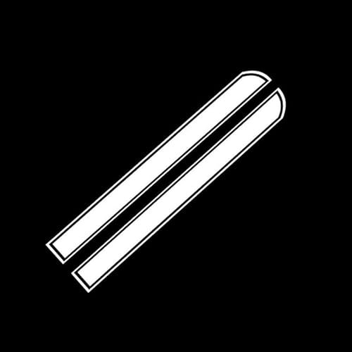 Ydxlcsyy Auto-Haubenaufkleber,Racing Stripes Aufkleber,Auto Styling Zubehör,für Citroen C1 C2 C3 C4 Saxo Xsara Berlingo Picasso,C-White