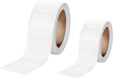 SOPOTUTU 2rouleaux Lot De Autocollants Pour Scellage Enveloppes Autocollants Étiquette Transparent