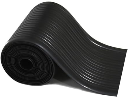Lawnoval 5.0 m Schlauchboot Verschleißstreifen Gummi Schutzstreifen für Kajaks und Schnellboote, schwarz