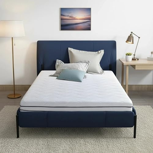 Essence Sleep Matratze 90x200 cm 2 in 1 Duo 7-Zonen Kaltschaummatratze mit Gel Memory Foam Härtegrad H2 und H3, Öko-Tex Zertifiziert, Höhe 18cm, Bezug abnehmbar & waschbar - Lieferung per Paket