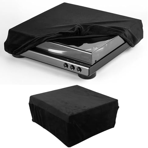 LICAEVEY Staubschutzhülle für Audio technicas AT-LP120XBT-USB AT-LP120XUSB Plattenspieler, Schutzhülle aus Weichem Stoff für Musikgeräte und Staubschutz (Black)