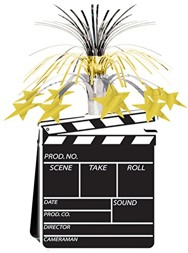 Tischdeko Filmklappe 38 cm