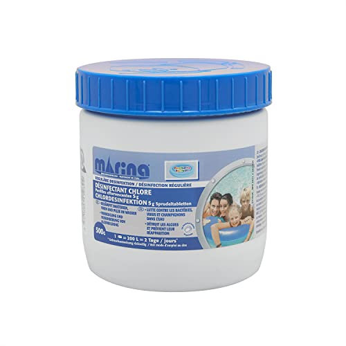 Marina K500143M1 Désinfectant Chlore Pastille effervescente 5 g