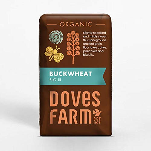 Doves Farm Wholegrain Buckwheat Flour 1 Kg (Pack of 5)
