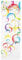 Bilderwelten Kindergarderobe - Rainbow Bubbles - Kinderzimmer, Größe HxB:105cm x 34cm