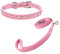 Newtensina Collier et Laisse Mignonne de Collier de Daim de Collier de Chiot de Strass pour de Petits Chats de Chats
