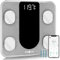 Körpergewichtswaage, Runstar Digitale Badezimmerwaage, intelligente LED-Anzeige, 13 Körperanalysegeräte, synchronisierte Gewichtswaage, BMI-Babymodus mit Starfit-App, 181kg