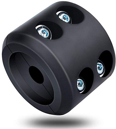 Reusious Gummiwinde Kabel Haken Stopper für ATV UTV, schwarz Heavy Duty Line Saver mit Inbusschlüssel