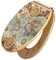 banjado Design WC Sitz Bambus 45x37,5cm / Toilettendeckel/Toilettensitz Bambus - hochwertiger Bambus Klodeckel/WC-Sitz Universal für alle gängigen Toiletten/Motiv Historische Weltkarte