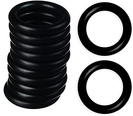 Othmro 10 Stück Nitrilkautschuk-O-Ringe, 32 mm Außendurchmesser, 22 mm Innendurchmesser, 5 mm Breite, Gummi-Unterlegscheiben, metrische Buna-N-Dichtungsringe, Schwarz
