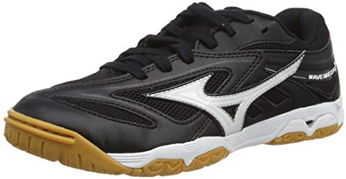 Mizuno Unisex Wave Medal 6 Tischtennisschuh, Schwarz-Weiss, 37.5 EU
