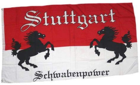 Fahne Flagge Stuttgart Fan Schwabenpower 90 x 150 cm