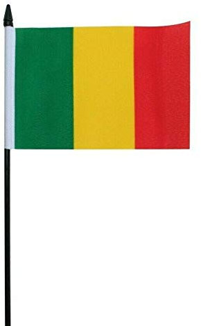 FlagSuperstore Mali Petit drapeau agitant à la main 15,2 x 10,2 cm
