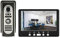YLXD Vidéo Interphone Visiophone Portier,7 Pouces LCD Moniteur Écran,Sonnette de Caméra Filaire Vision Nocturne, Imperméable, Audio/Vidéo bidirectionnelle