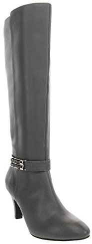 LONDON FOG Event Damen Stiefel mit Absatz, grau, 37.5 EU