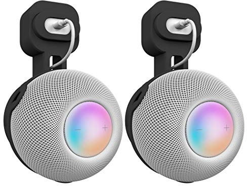 Molitececool Wandhalter für Homepod Mini, stabile Lautsprecher-Wandhalterung für Homepod Mini, platzsparend, exzellentes Kabelmanagement ohne Kabelsalat