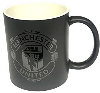 Manchester United FC Matte Mug (One Size) (Black)
