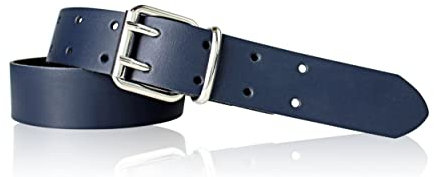 FRONHOFER Doppeldorn Arbeitsgürtel, echtes Leder, 2-Dorn-Schnalle, 18613, Größe:Körperumfang 105 cm/Gesamtlänge 120 cm, Farbe:Marine