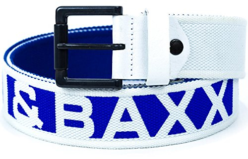 Cipo & Baxx Herren Gürtel Modell 05 Weiß 95cm x 4,7cm