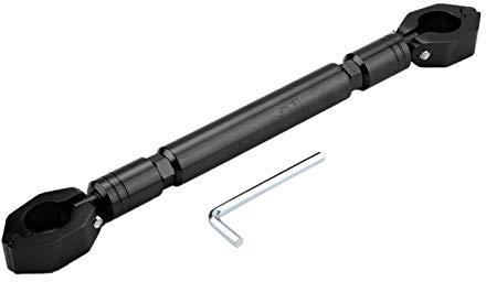 Moto Balance Bar, Moto in Lega di Alluminio Cross Bar Equilibrio Manubrio Accessori Moto Universale per Manubrio Moto da 22 Mm (Nero)(Nero)