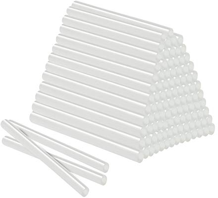 UISEBRT Heißklebestifte Klebesticks 11mm x 200mm transparent - 100 Stück DIY Standard Heißklebesticks Super starke Heißkleber Heißklebepatronen für Heißklebepistole (2KG Transparent)