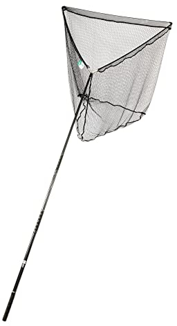 Zite Fishing Karpfen Kescher gummiert Groß – Angelkescher Carp Net 100x100cm - Angeln-Netz Friedfisch Raubfisch XXL, Kescher-Angeln, Angelkescher, Unterfangkescher, Käscher