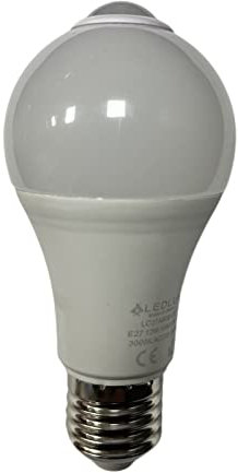 Ampoule Led E27 avec Détecteur de Mouvement, 220V 12W 1050 Lumens (1, Blanc chaud 3000K)