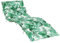 vidaXL Sonnenliegen Auflage, Liegenauflage Outdoor, Polster Auflage für Gartenliege Liegestuhl, Polsterauflage, Blattmuster 180x60x4cm Oxford-Gewebe