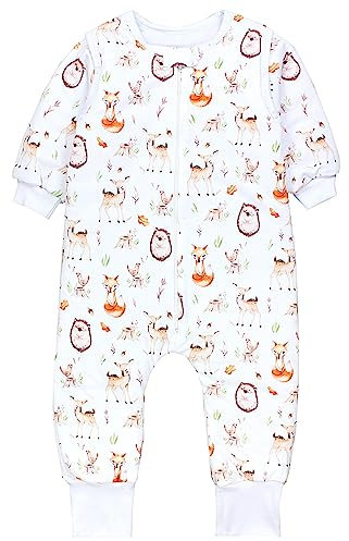 TupTam Gigoteuse Hiver – Gigoteuse à Pieds Bébé, 2.5 TOG, Coton OEKO-TEX