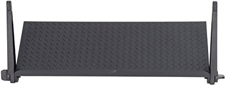 MINGZHE Scaffale Superiore per TV Scaffale da Scrivania Organzier per Monitor in ABS Scaffale per Monitor Portaoggetti per Desktop Artefatto TV Supporto per Schermo per Computer Scaffale per(L Nero)