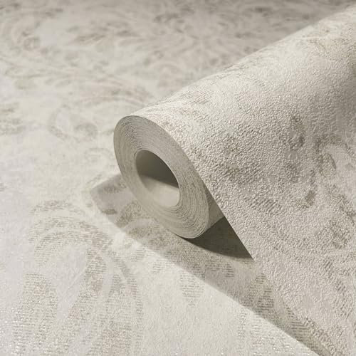marburg Tapete Beige Ornamental Barock Klassisch GZSZ für Wohnzimmer oder Schlafzimmer Made in Germany 10,05 x 0,53m
