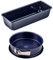 Dr. Oetker 9923150 Set de 2 moules à gâteaux, moule à manqué à charnière de 26 cm, moule à charnière, moule à cake 30 cm, moule rectangulaire pâtisserie, moule pain, Acier, Email, Bleu, 26 cm